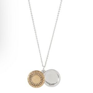 The Good collective My Moon & Stars Sliding Locket Necklace